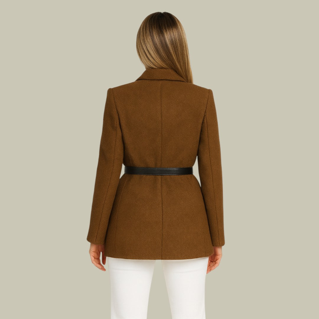 Womens Blazer Belted