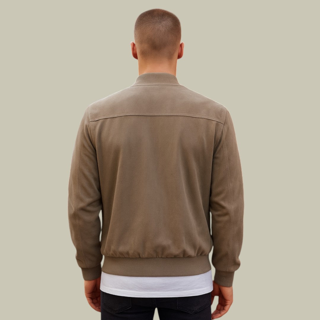 Mens Suede Jacket Autumn