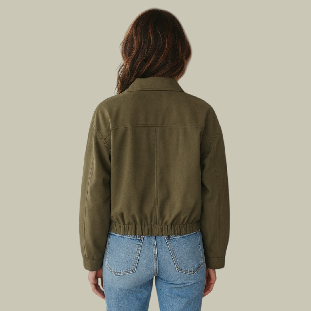 Womens Suede Jacket Oversized