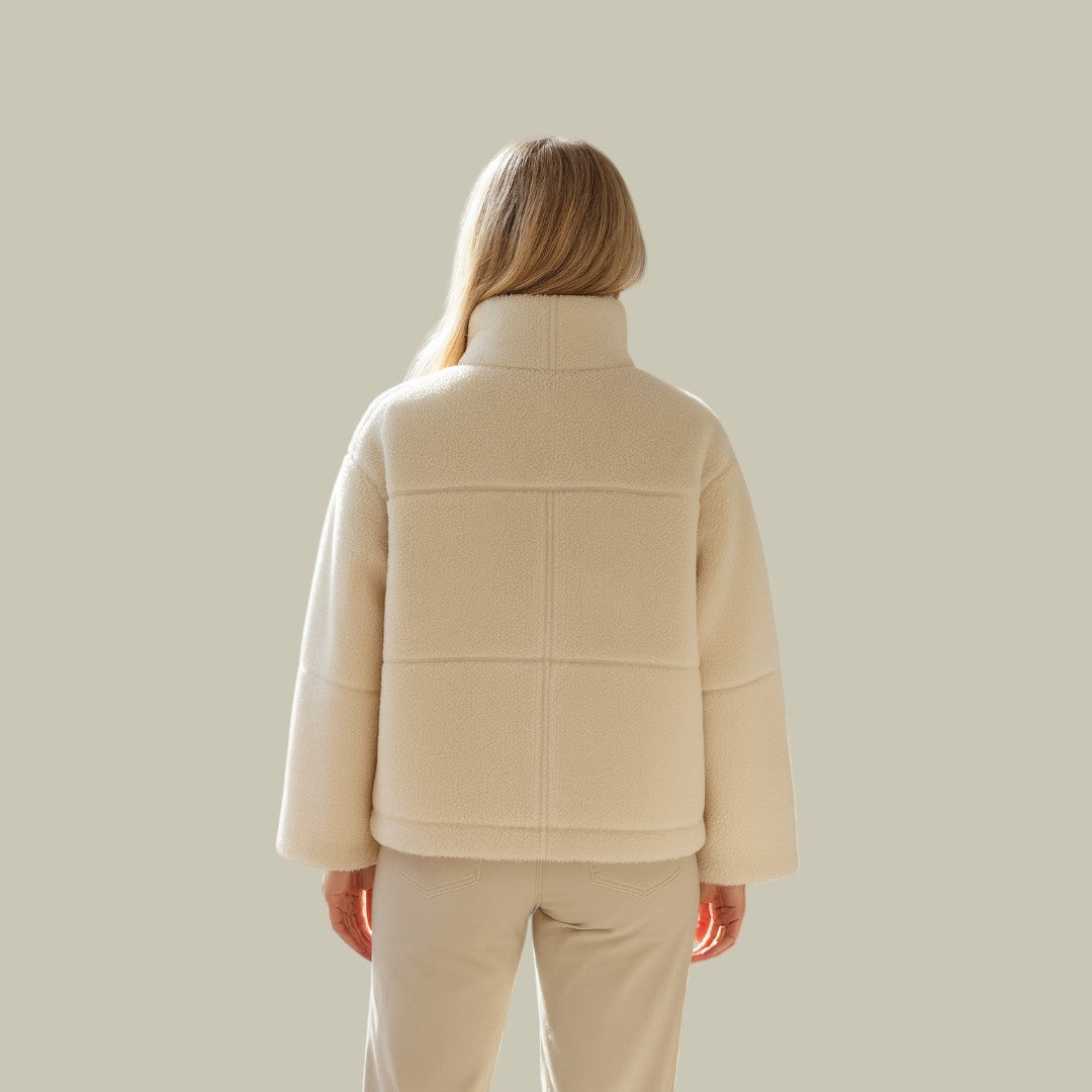 Women's Fleece Jacket Reversible Warm