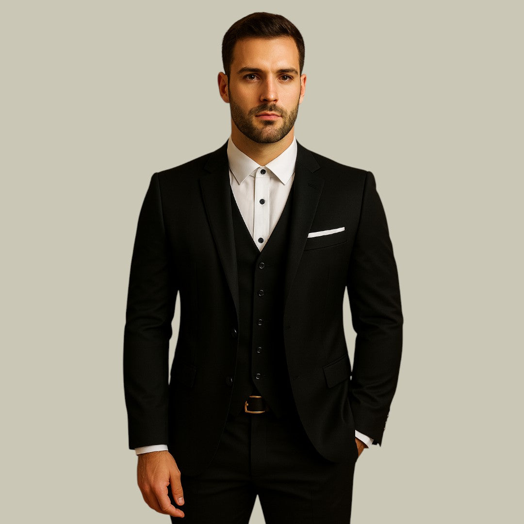 Mens Suit Slim Fit Three Piece