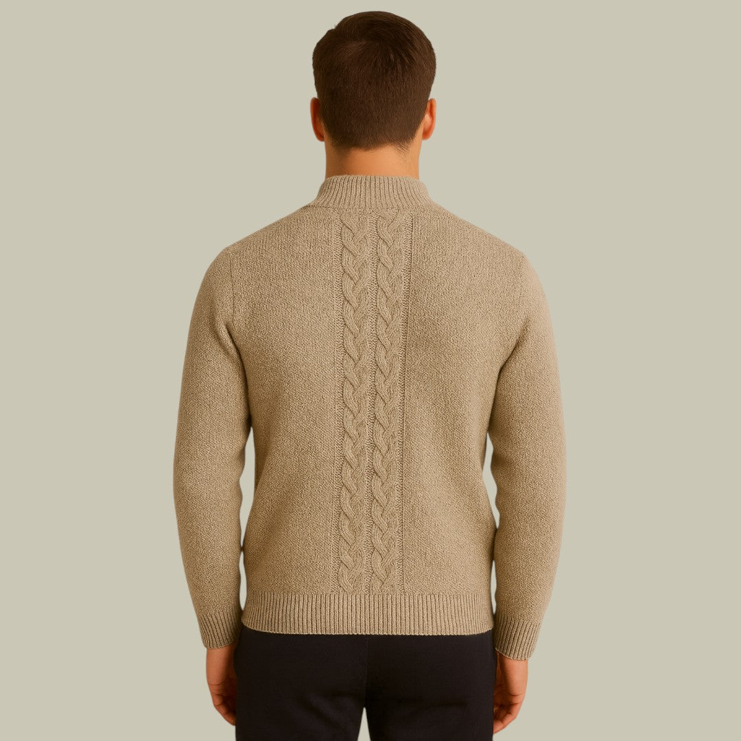 Mens Knitted Cardigan Old Money