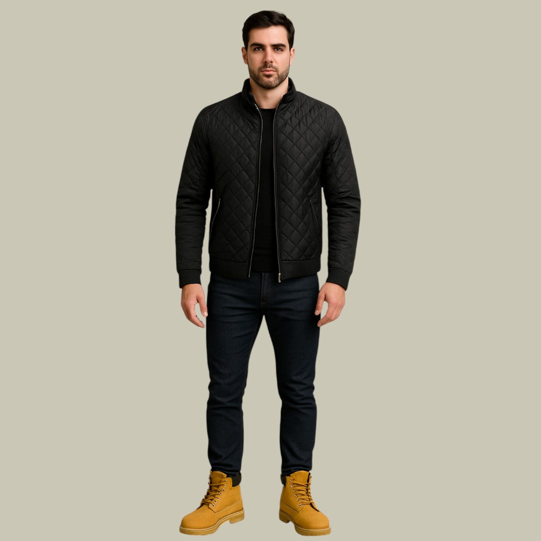 Mens Jacket Quilted Autumn