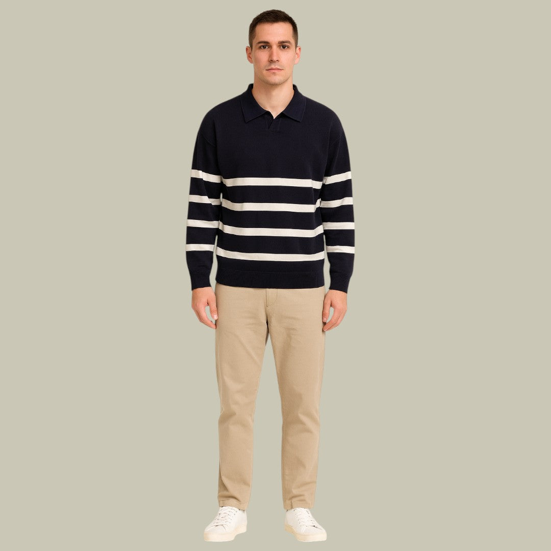 Mens Striped Sweater