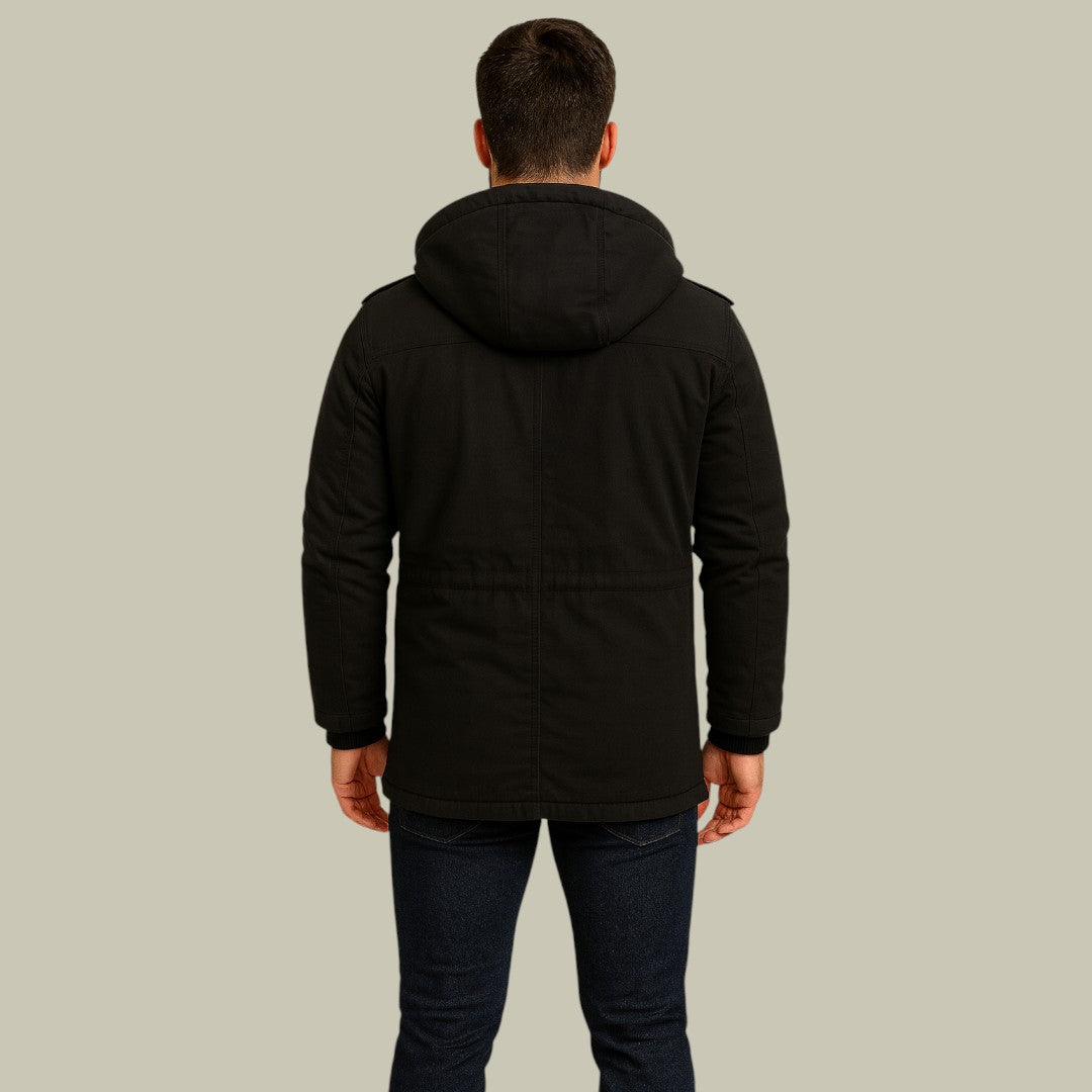 Mens Winter Jacket Thick Hooded