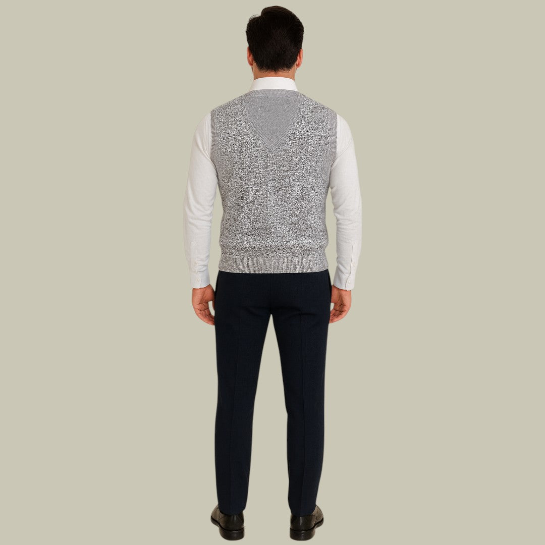 Mens Sleeveless V-Neck Pullover