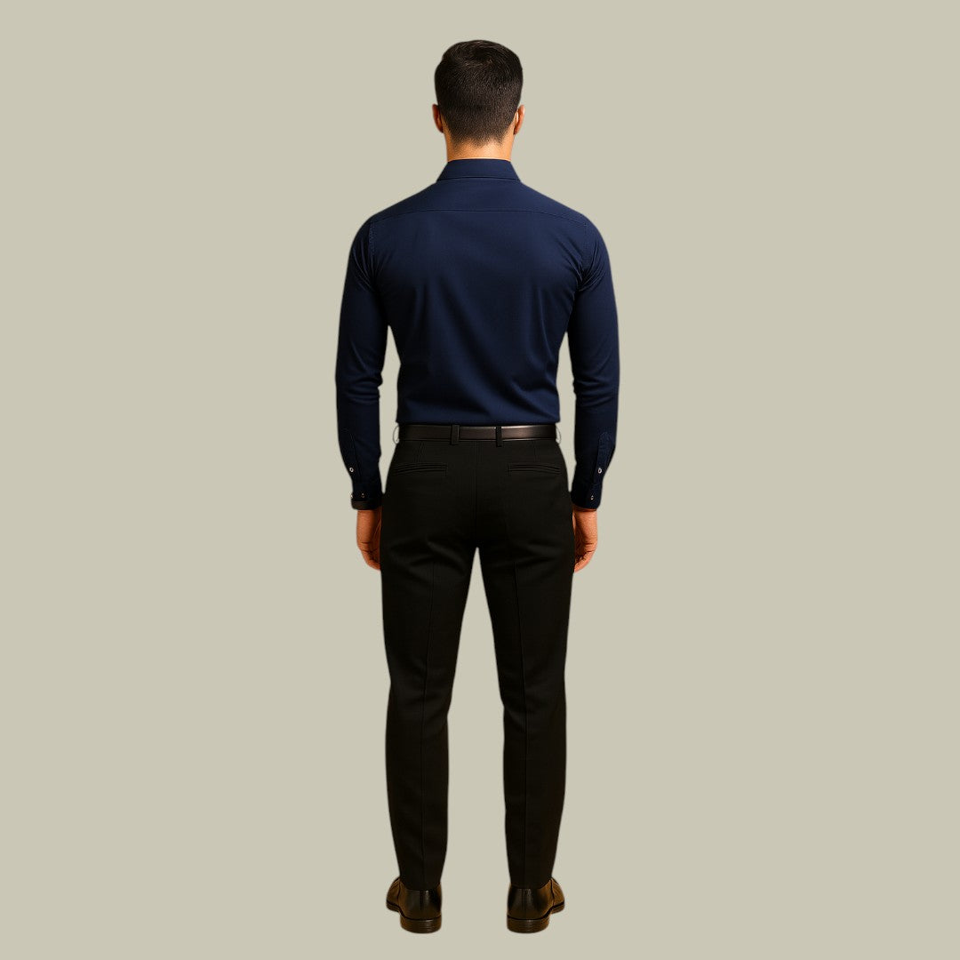 Mens Long Sleeve Shirt Slim Fit