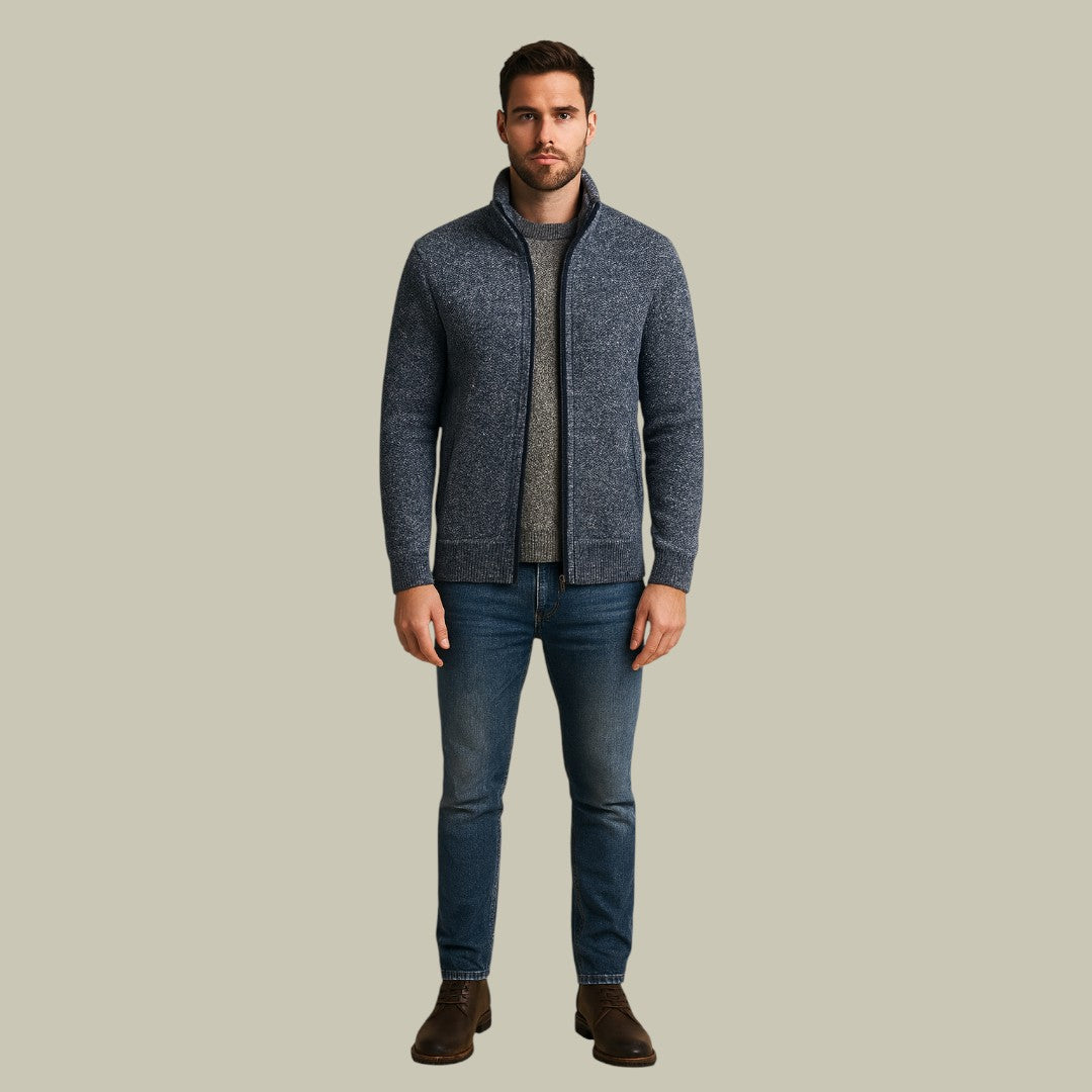 Mens Cardigan Work Warm