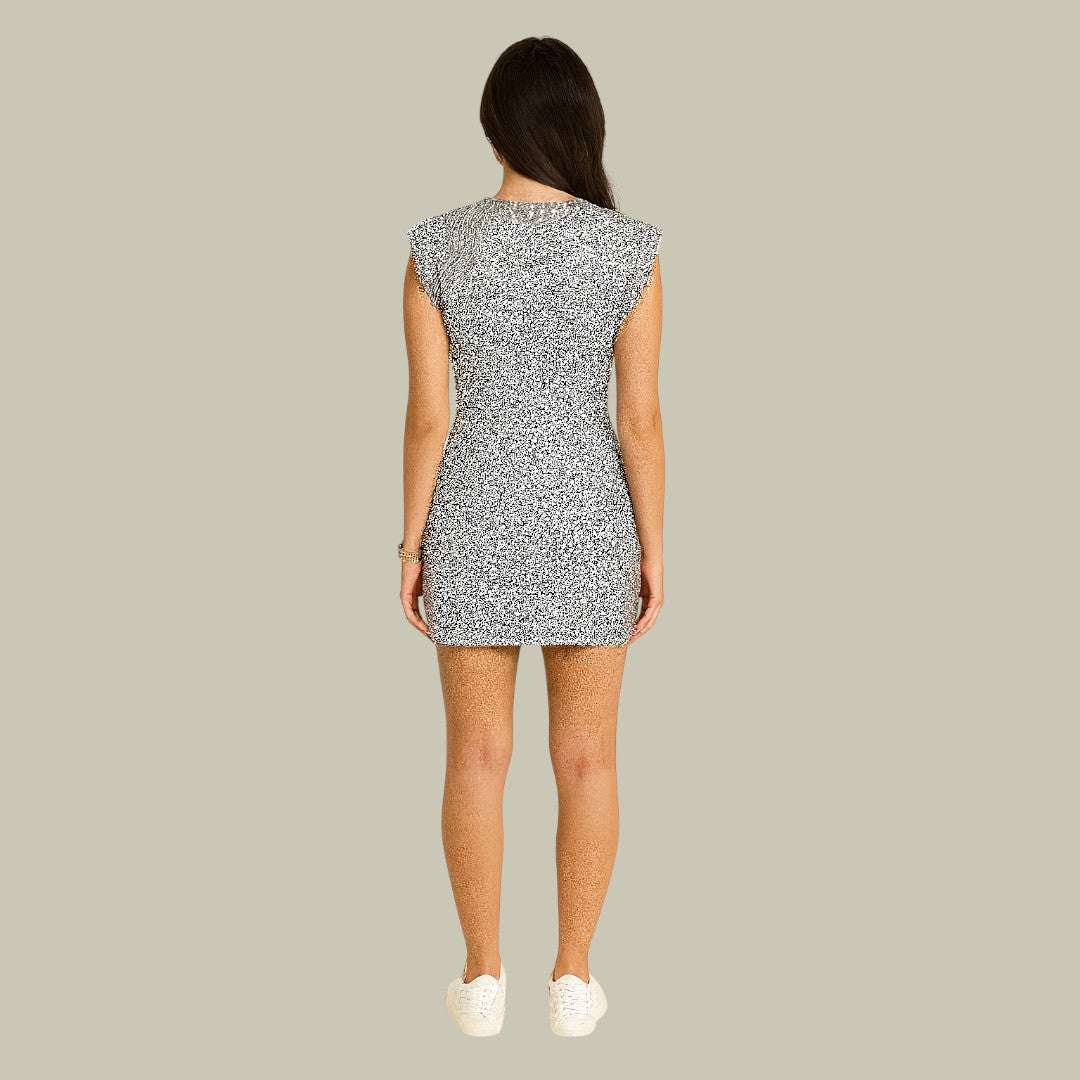 Womens Sequin Mini Dress
