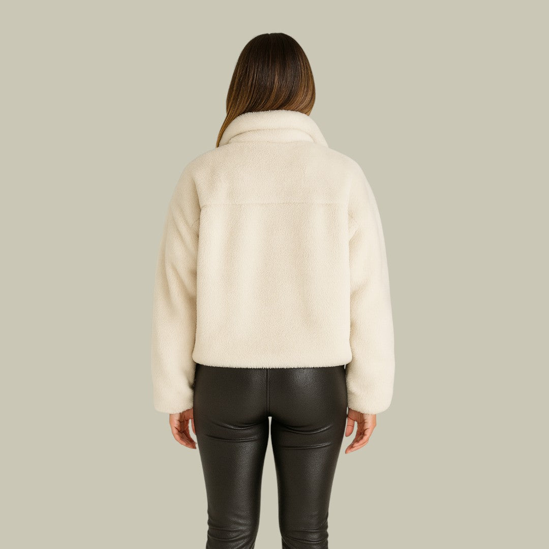 Womens Jacket Teddy Fluffy Warm Autumn/Winter