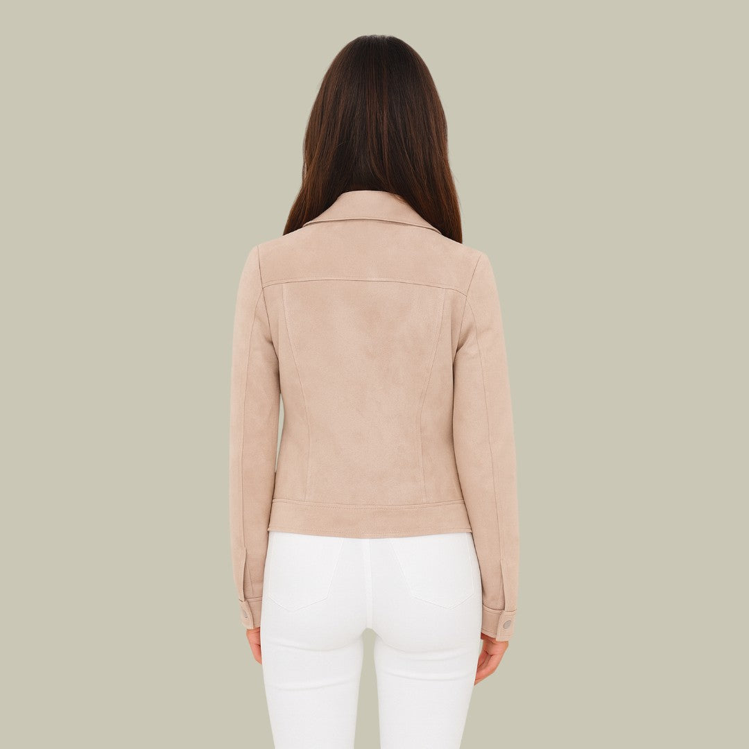 Womens Jacket Short Suede