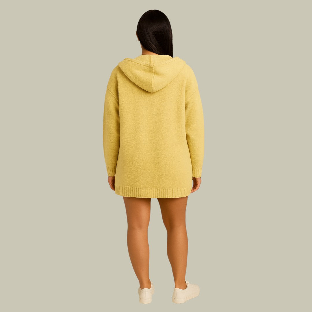 Womens Oversized Hooded Cardigan