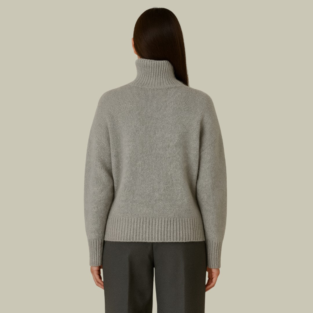 Womens Wool Turtleneck Sweater