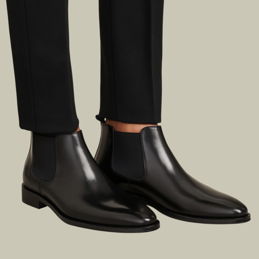 Mens Leather Chelsea Boots