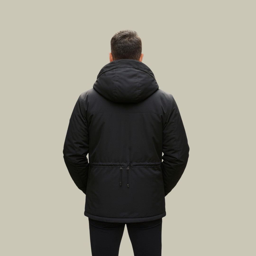 Mens Jacket Warm Autumn Waterproof Hooded