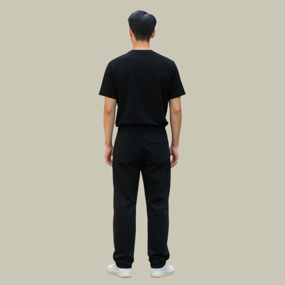 Mens Relaxed Straight Leg Jeans