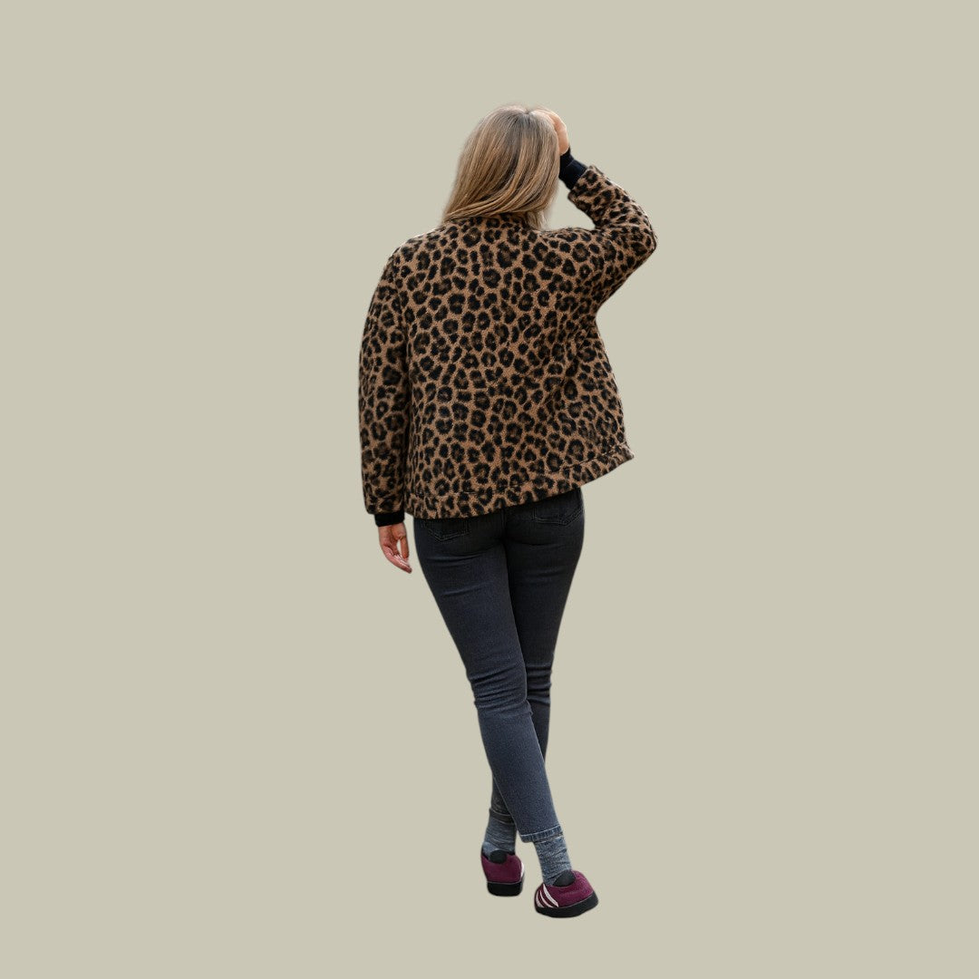 Womens Leopard Print Jacket