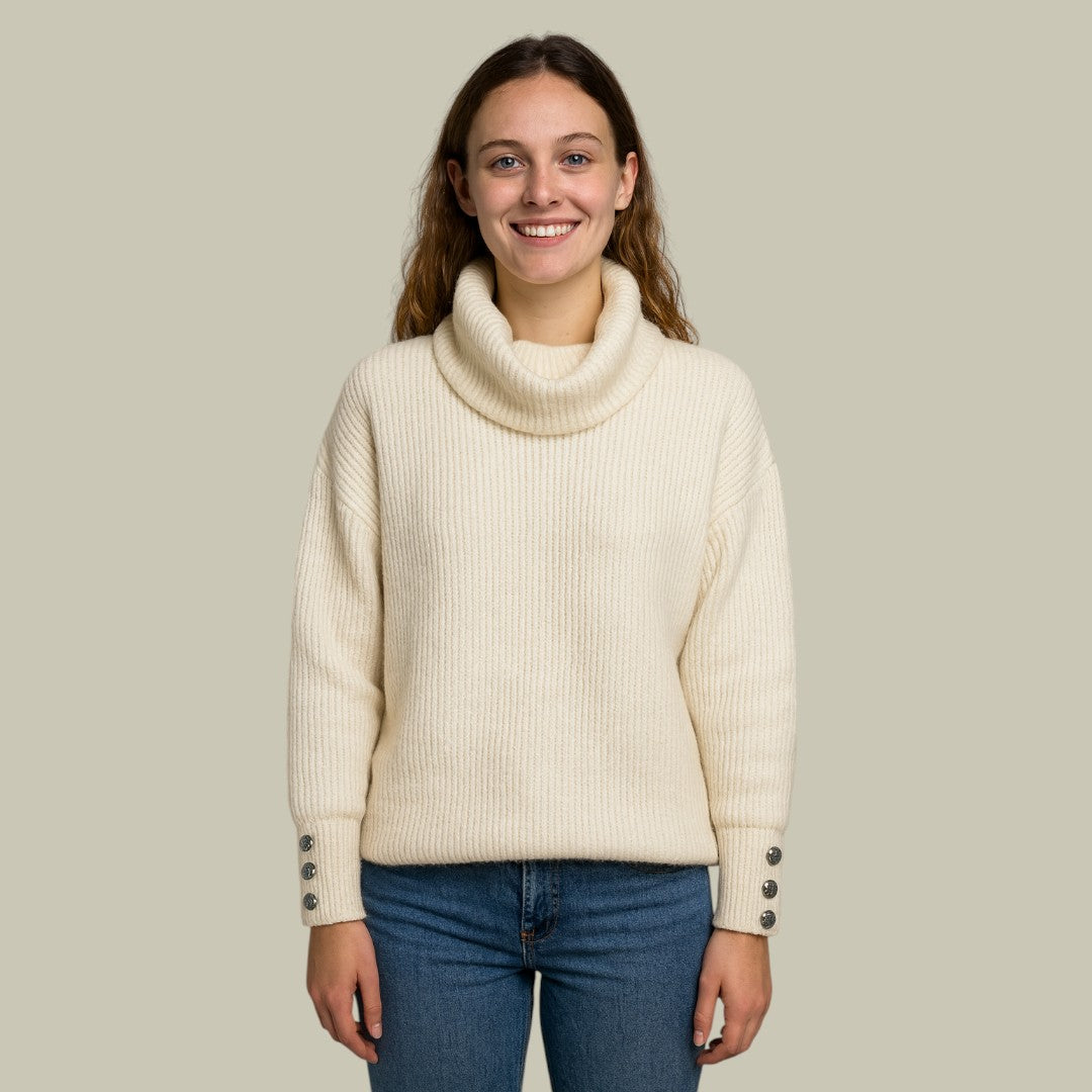 Womens Ribbed Jumper