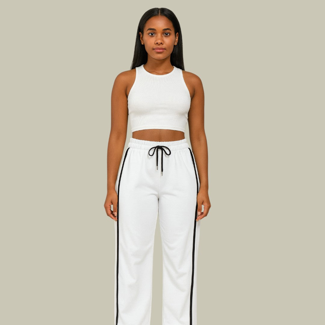 Womens Pants Sporty Wide Leg