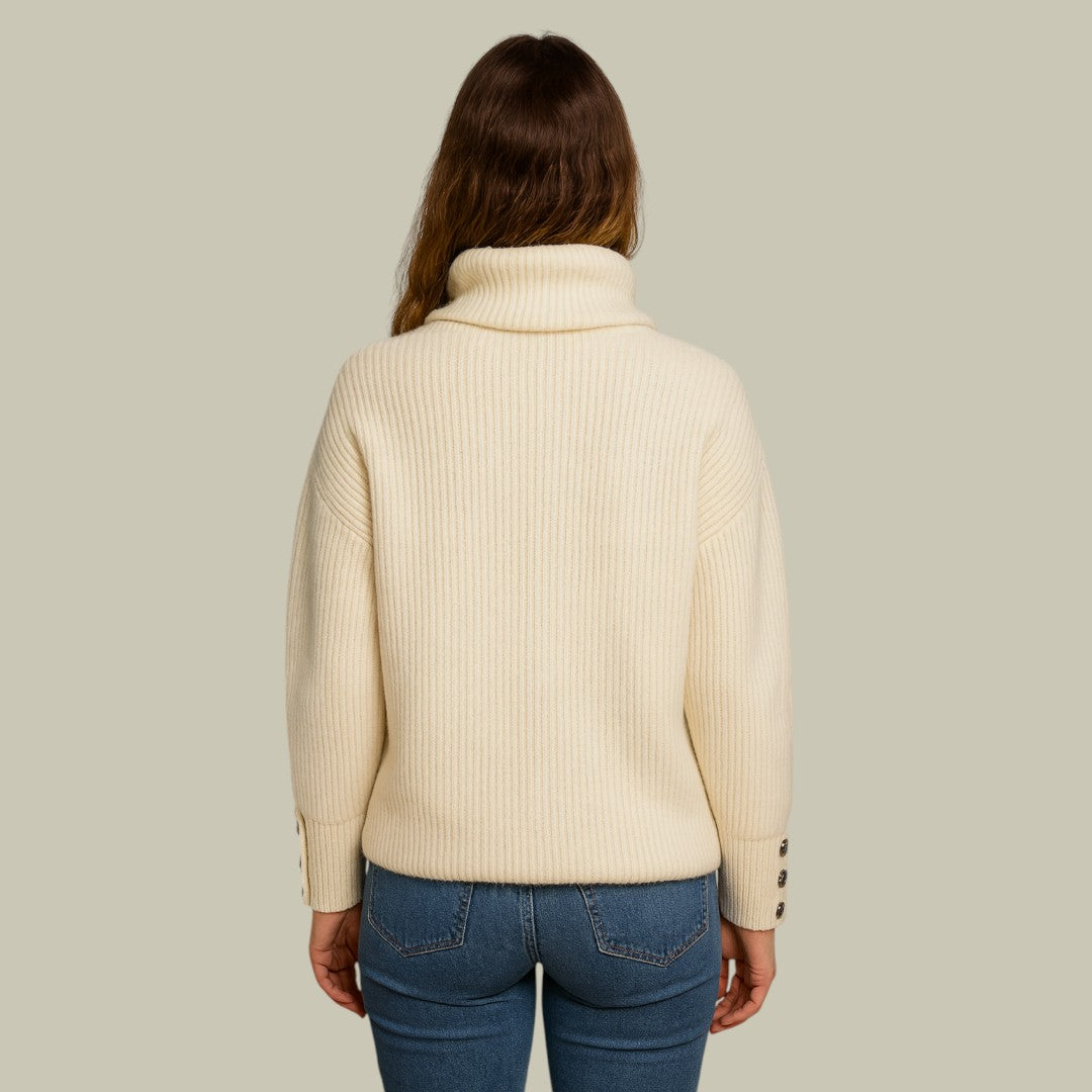 Womens Ribbed Jumper