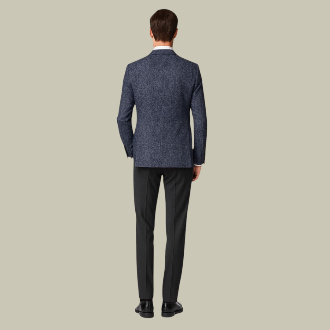 Mens Blazer Textured Slim Fit Business