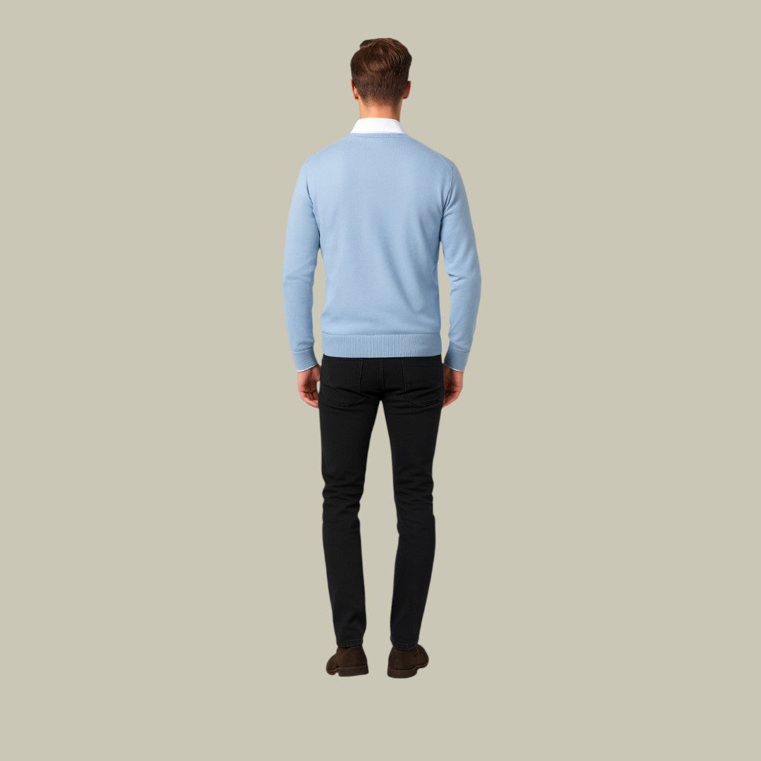 Mens V-Neck Sweater Business Autumn