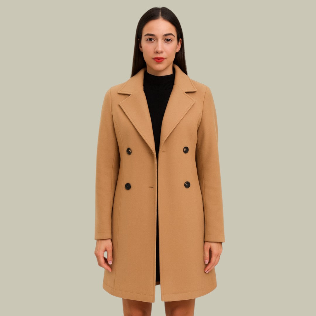 Womens Trench Coat Double Breasted