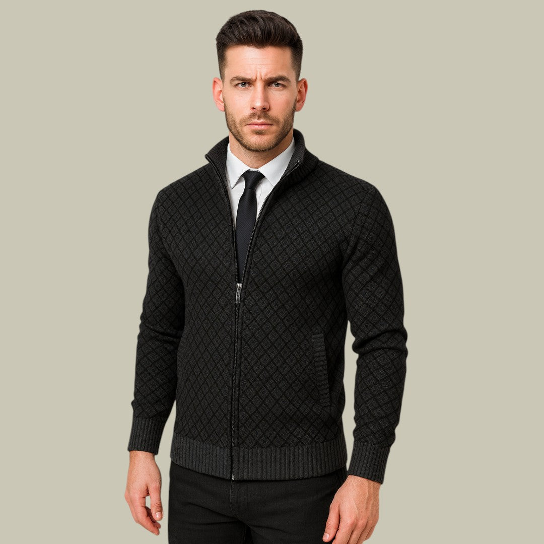 Mens Cardigan Knitted