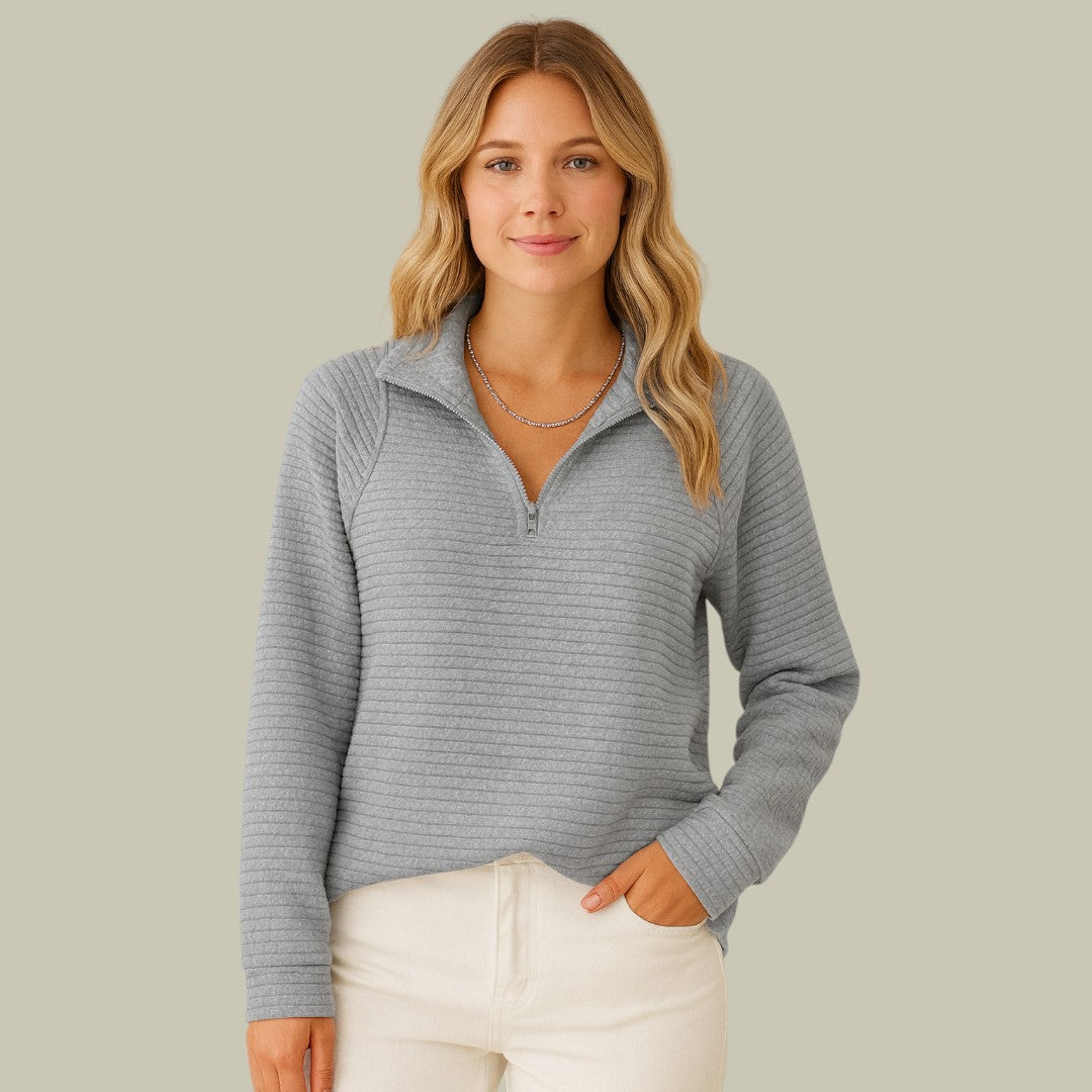 Womens Jumper Half-Zipper