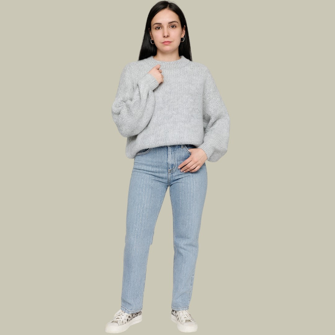 Womens Wide Denim Jeans