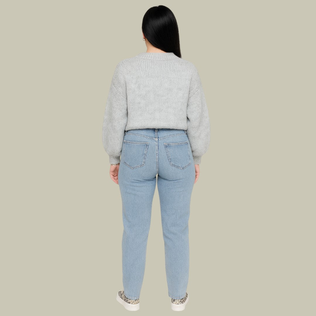 Womens Wide Denim Jeans