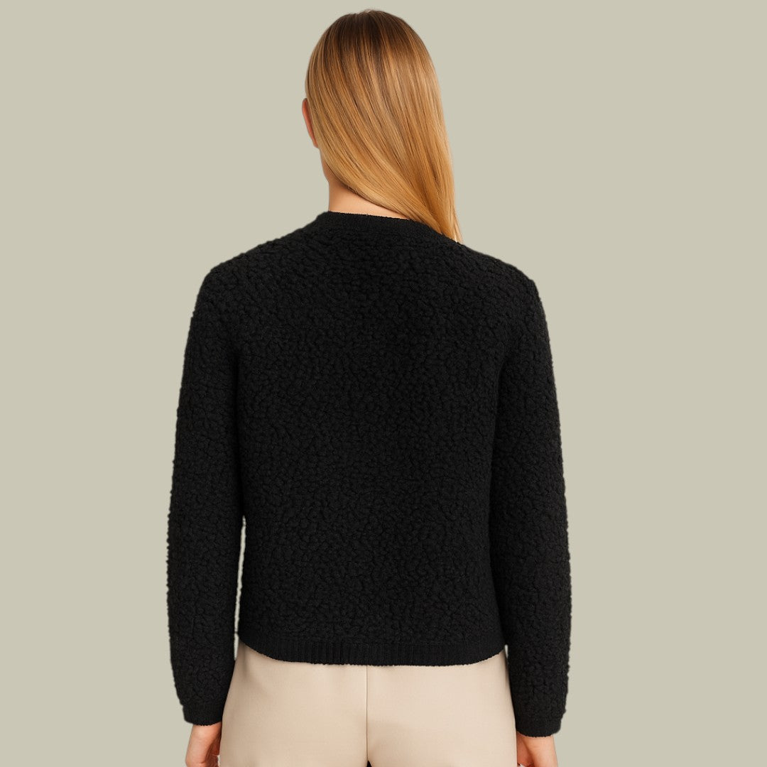Womens Cardigan Teddy Overshirt Jacket