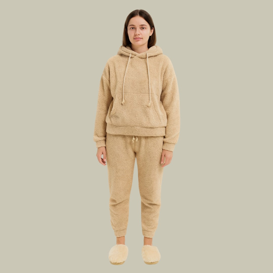 Womens Hoodie Set Teddy