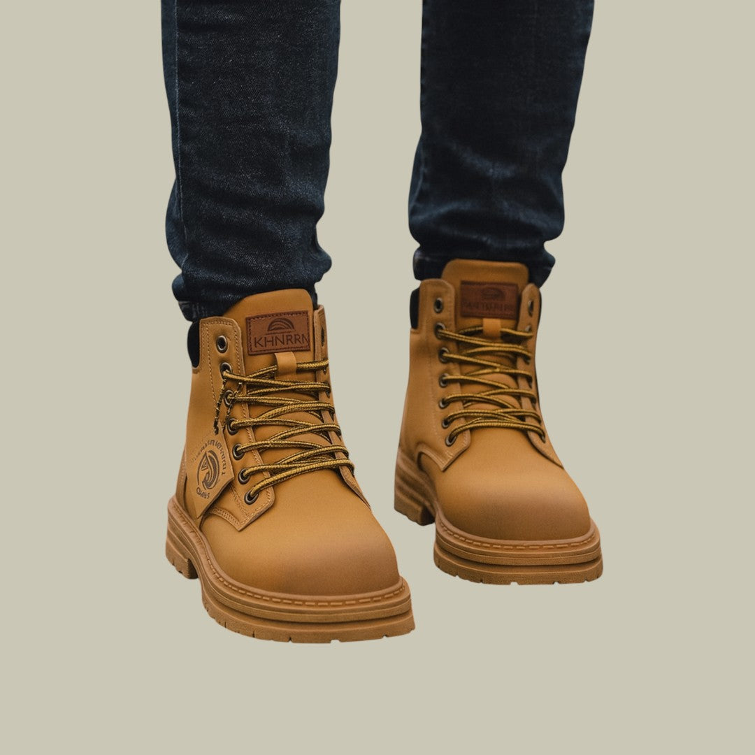 Mens Boots Lace-Up Comfortable
