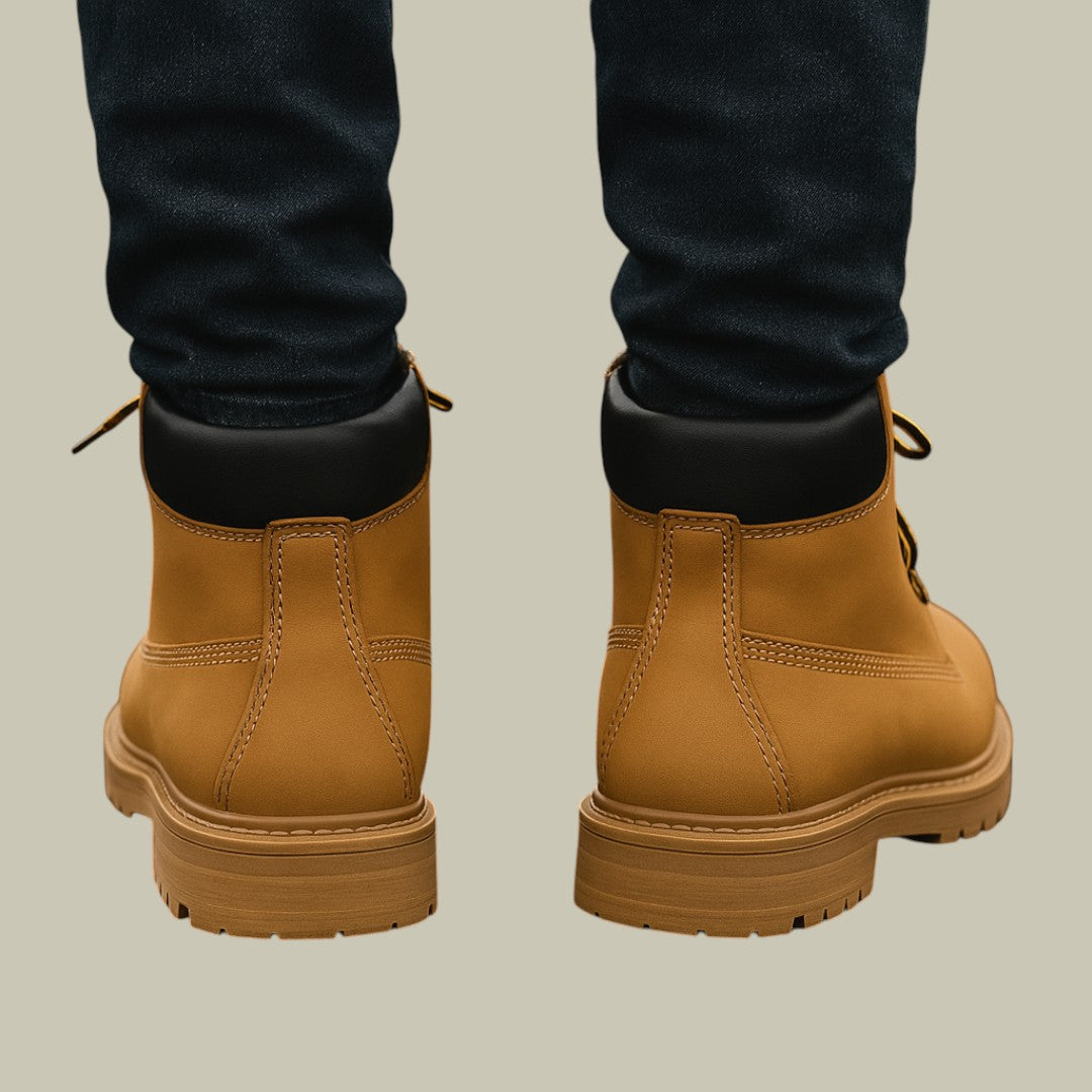 Mens Boots Lace-Up Comfortable
