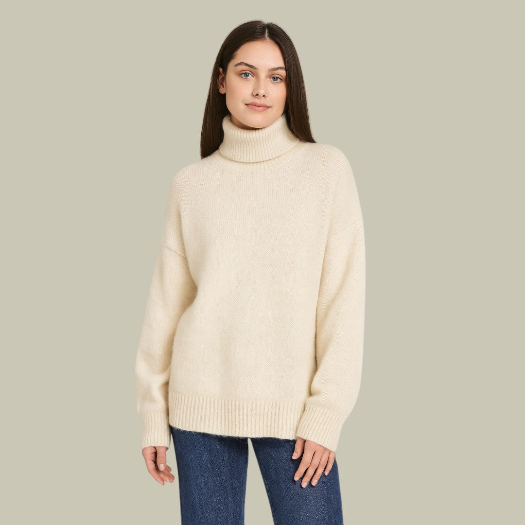 Womens Cashmere Turtleneck Sweater