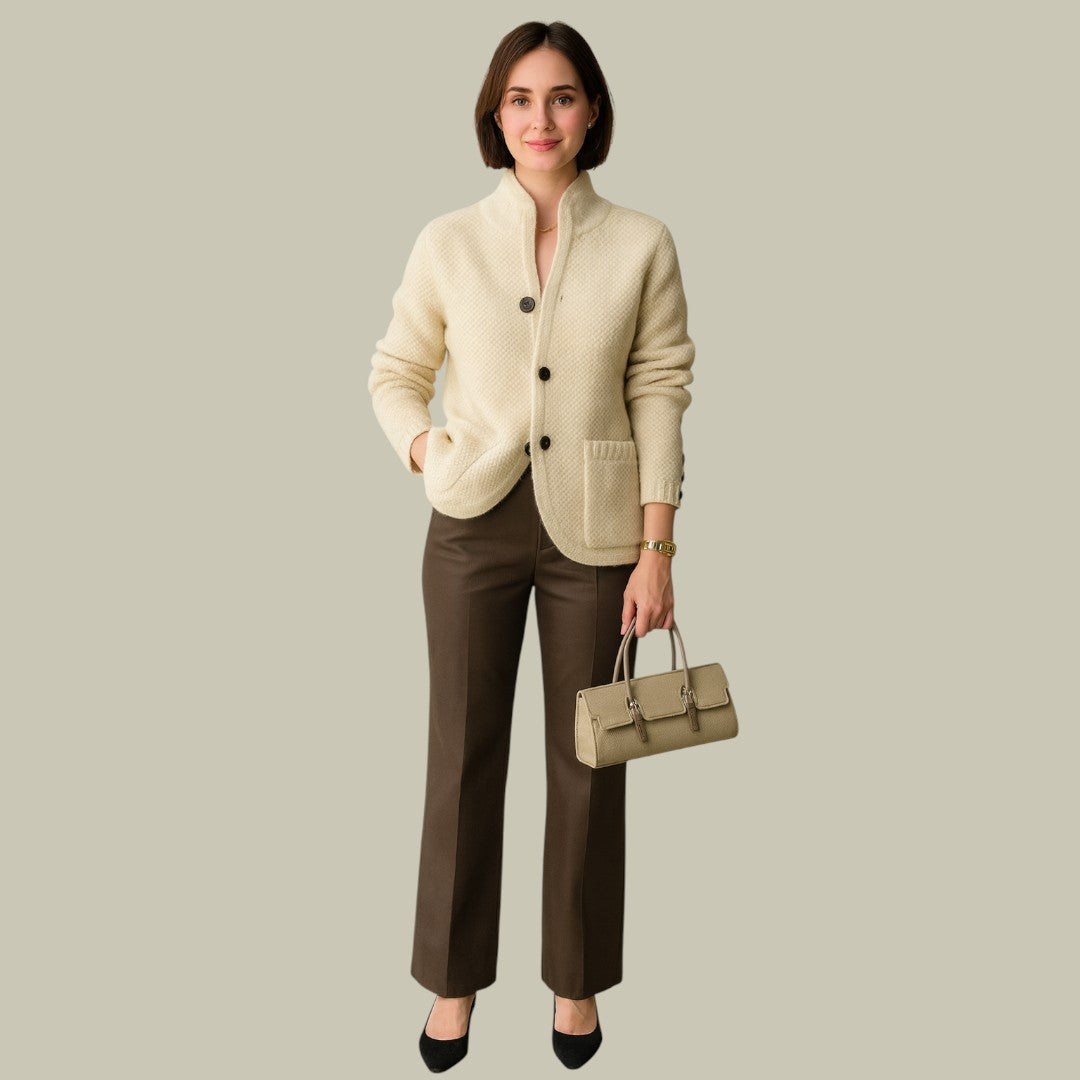 Womens Cardigan Cashmere Knitted