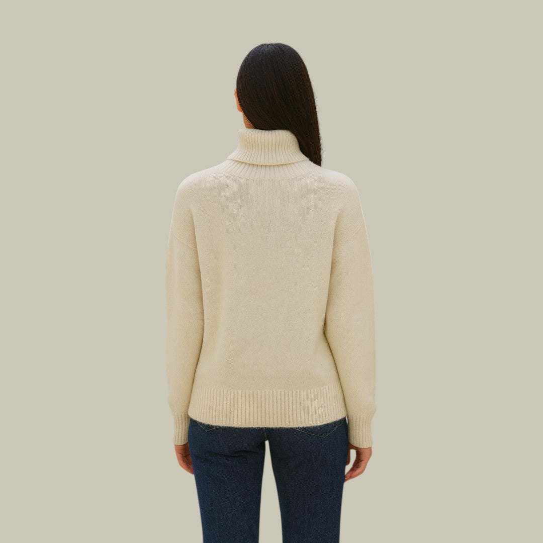 Womens Cashmere Turtleneck Sweater