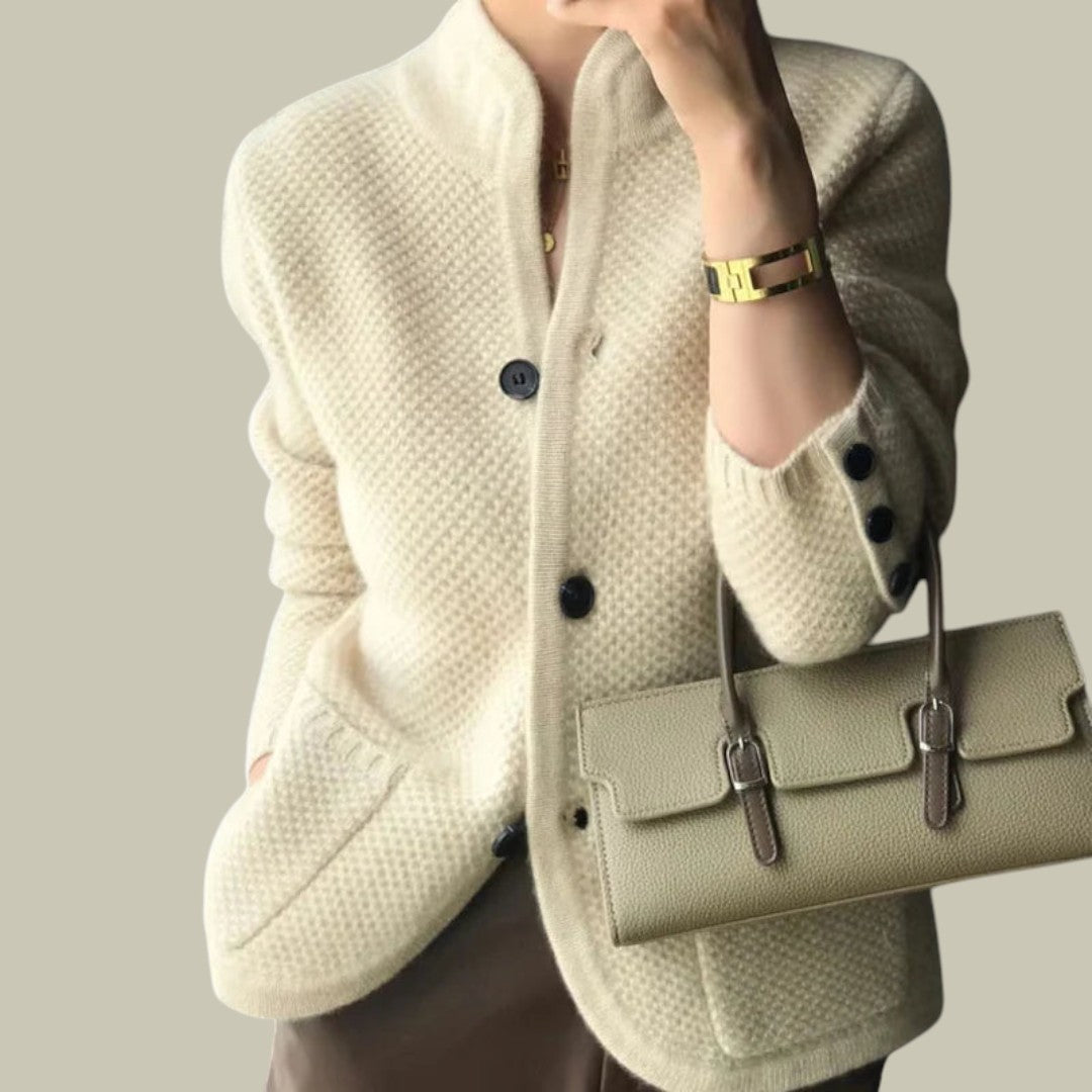 Womens Cardigan Cashmere Knitted