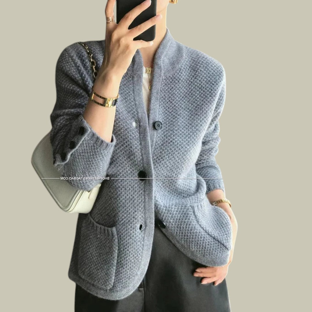 Womens Cardigan Cashmere Knitted