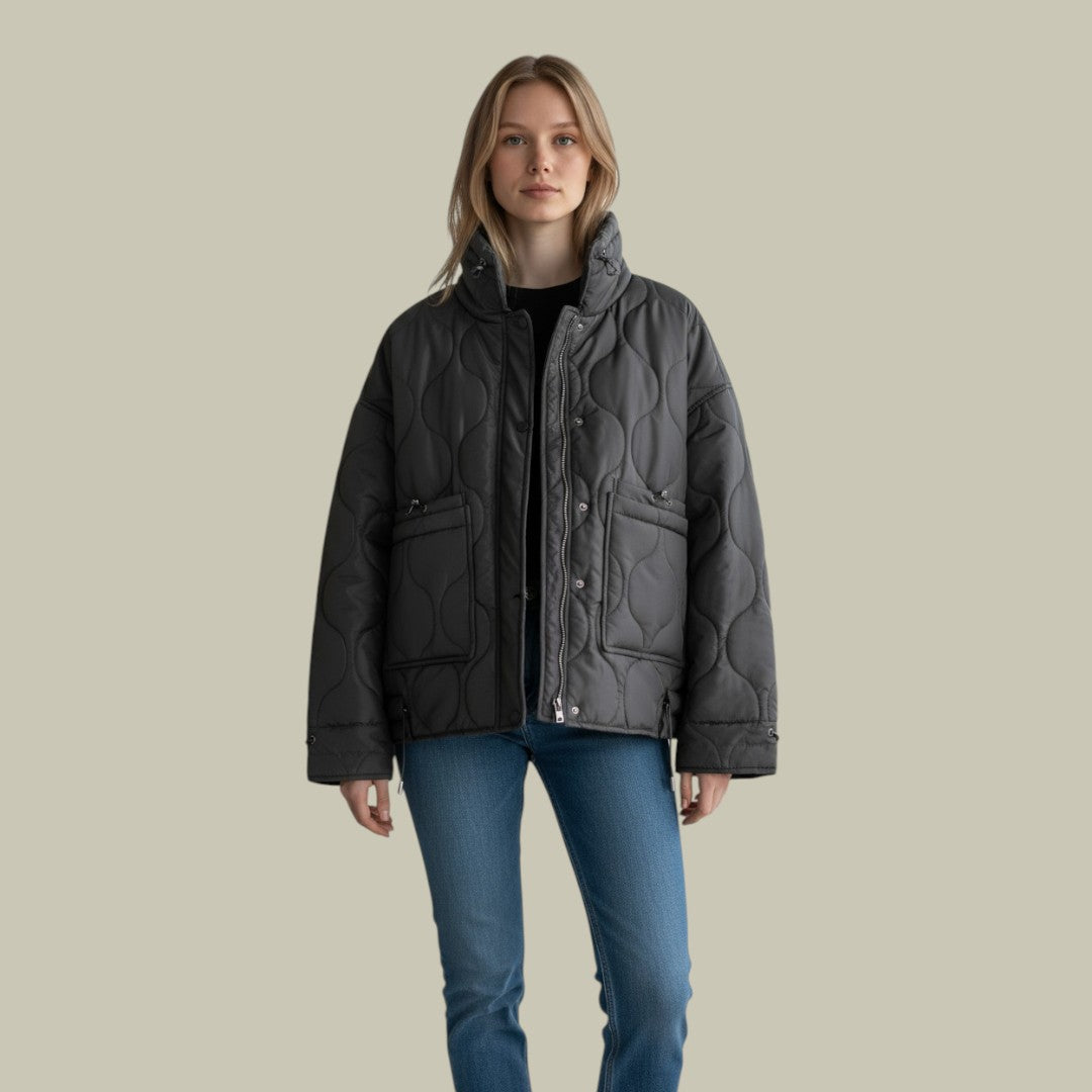 Womens Long Cotton Jacket Winter Warmth