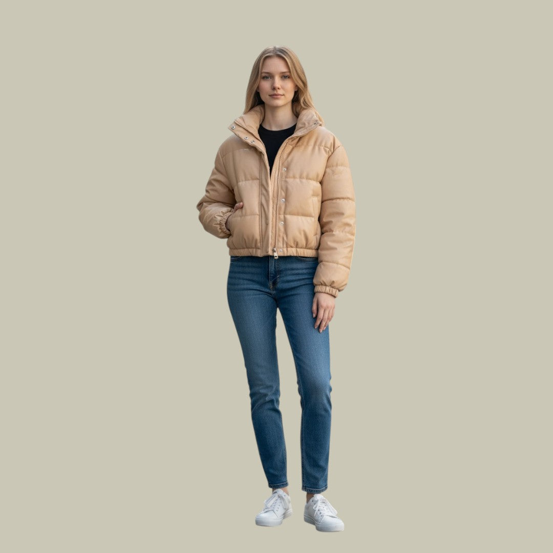 Womens Short Puffer Coat