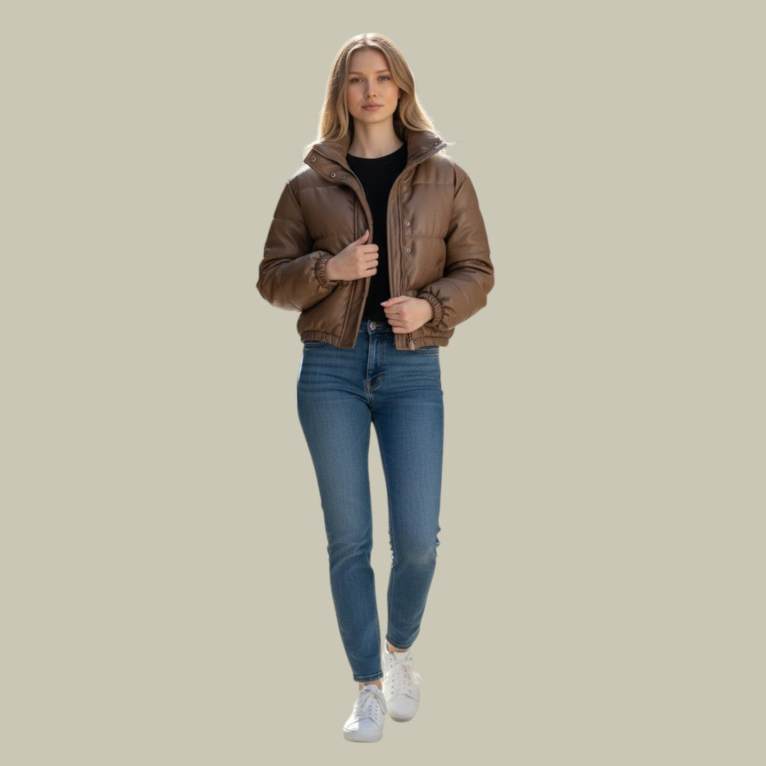 Womens Short Puffer Coat