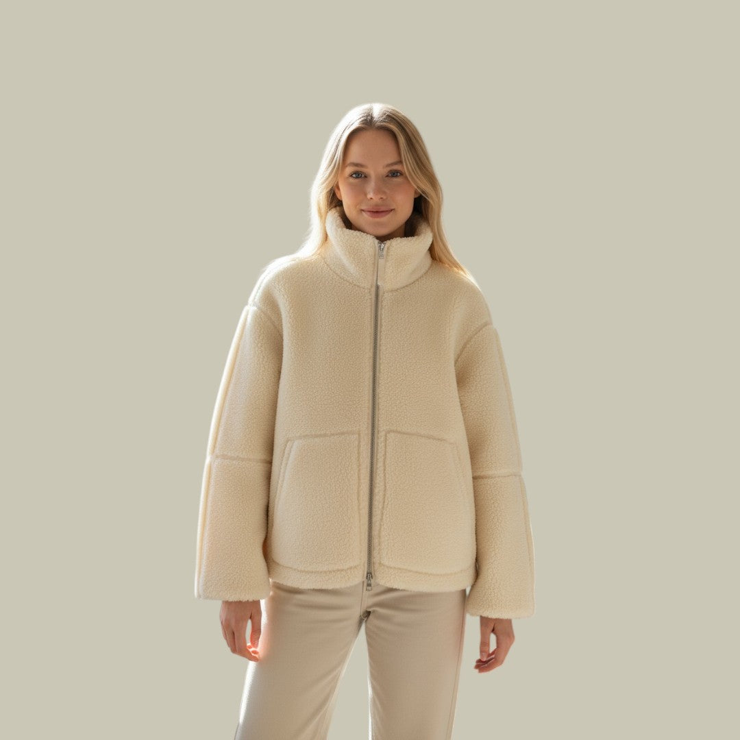 Women's Fleece Jacket Reversible Warm