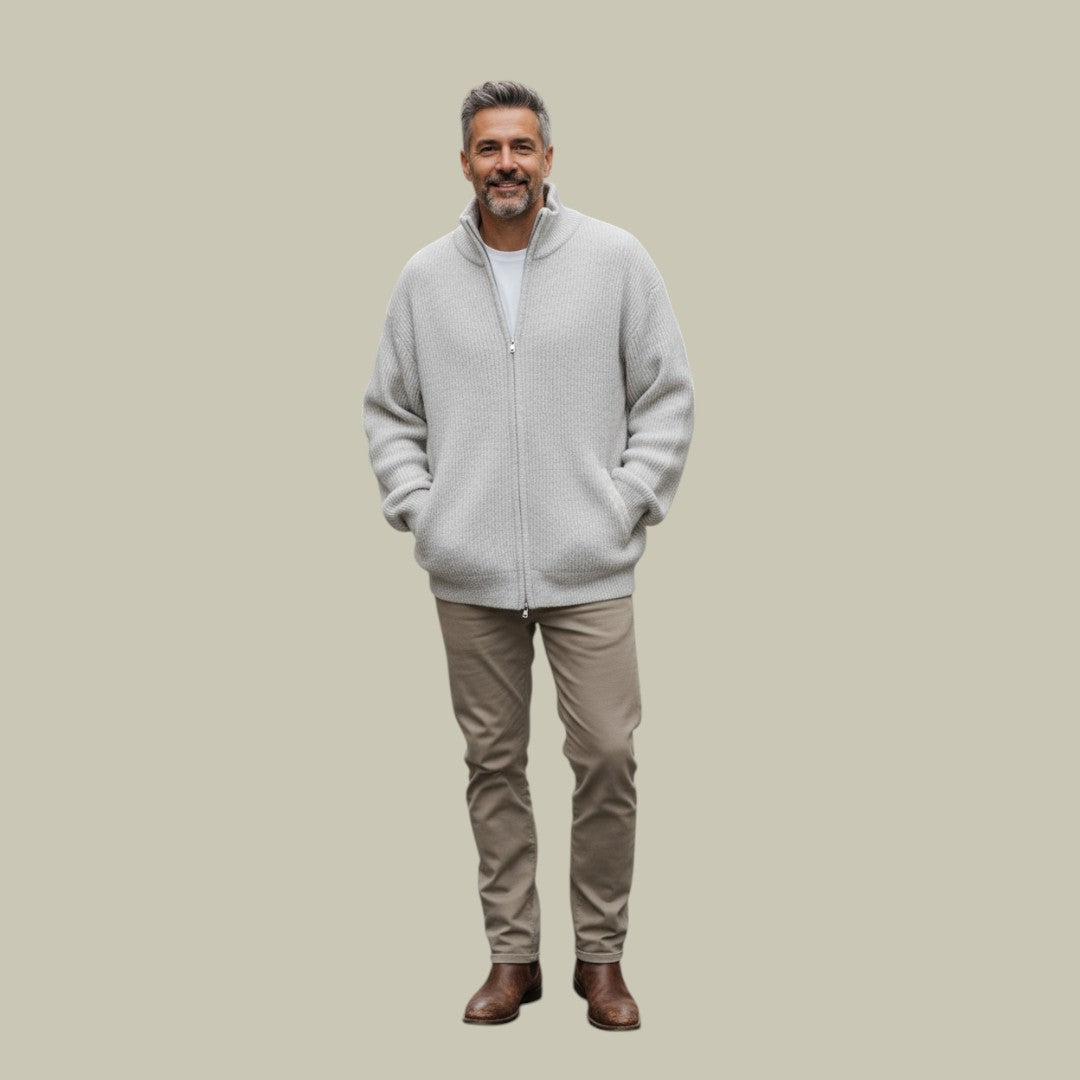 Mens Knit Cardigan Warm