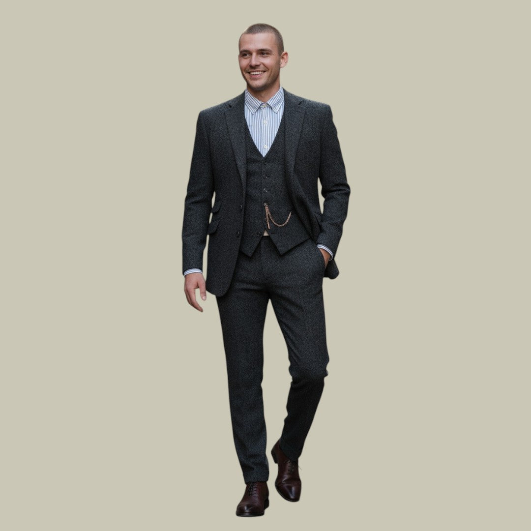 Mens Three Piece Suit