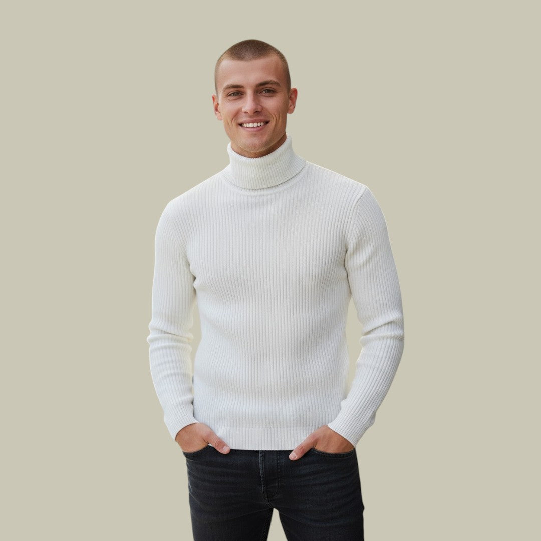 Mens Wool Turtleneck Sweater