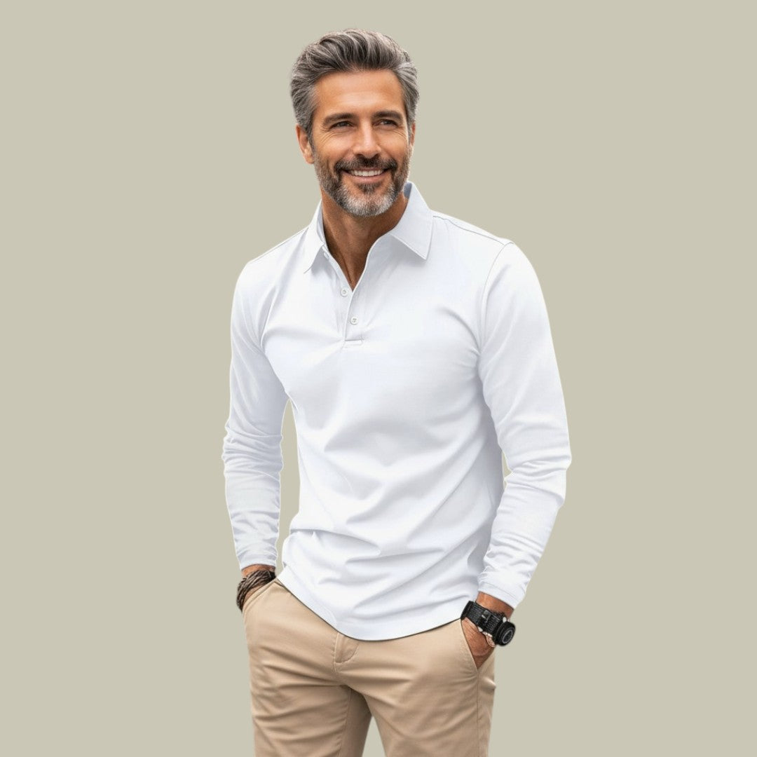 Mens Longsleeve  Polo Shirt