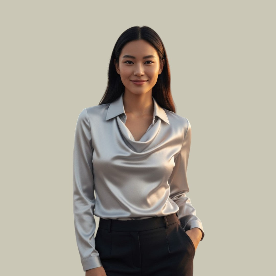 Womens Satin Blouse