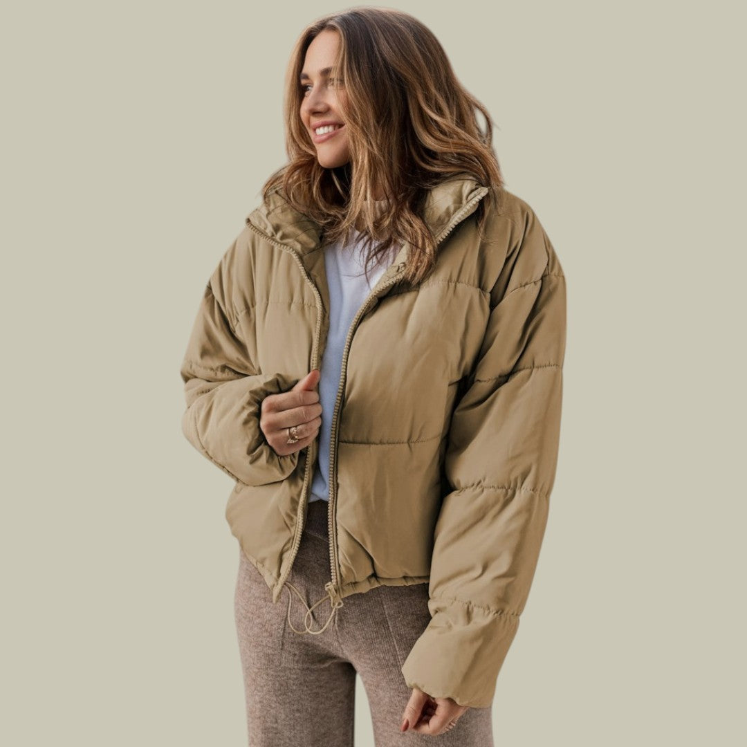 Womens Puffer Jacket Padded Autumn